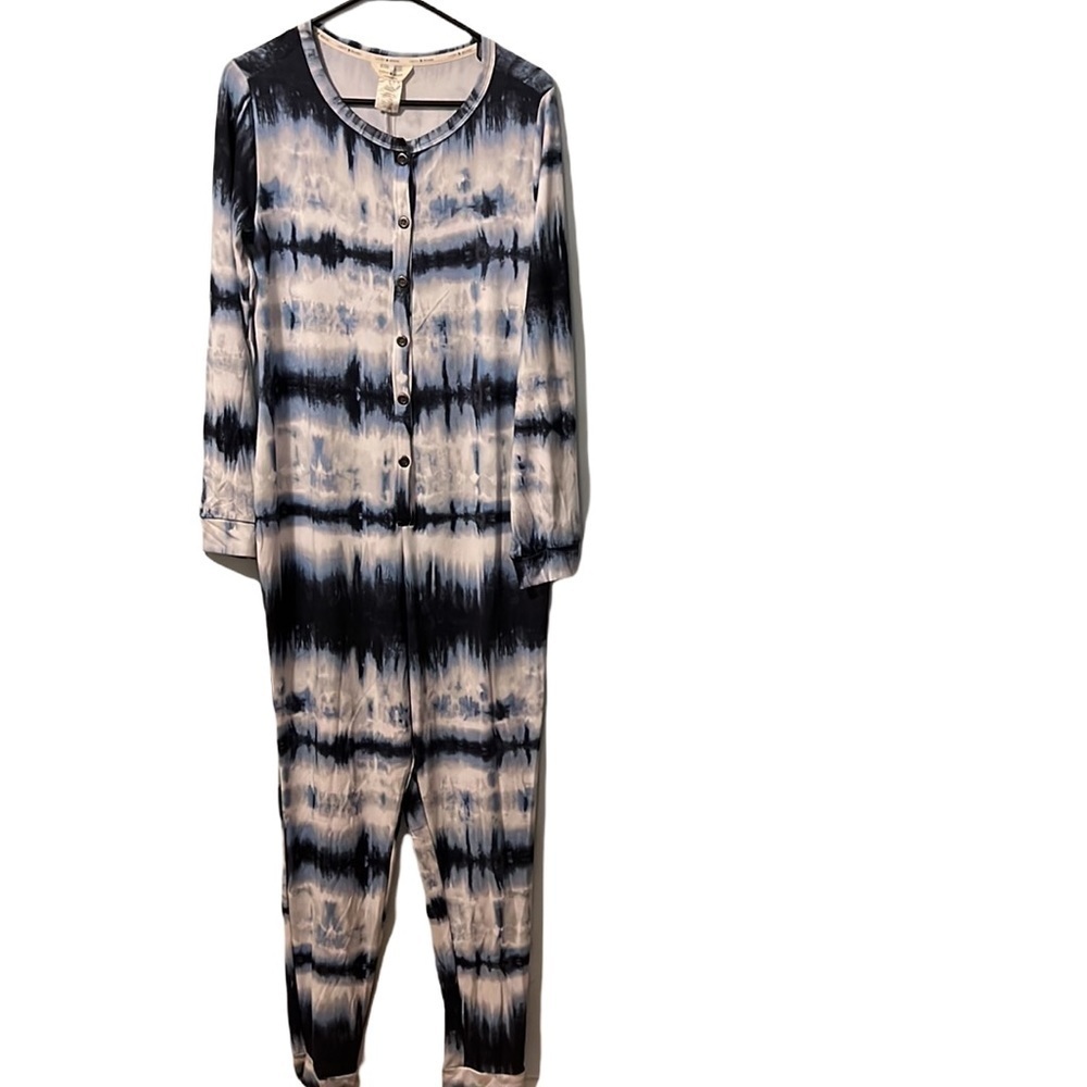 Lucky Brand Tie Dye Long Johns Pajamas Size Large NEW NWT